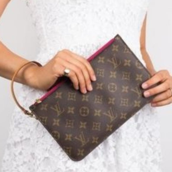 Louis Vuitton Handbags - ✨New✨Pink interior Wristlet Louis Vuitton